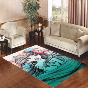 Beautifull Ariel Little Mermaid Living Room Carpet Rugs Area Rug For Living Room Bedroom Rug Home Decor