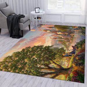 Beauty And The Beast Noel Gift Rug Living Room Rug Floor Decor Home Decor Area Rug For Living Room Bedroom Rug Home Decor