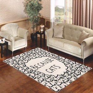 Because Cats 2 Living Room Carpet Rugs Area Rug For Living Room Bedroom Rug Home Decor
