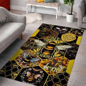 Bee Yourself Rectangle Eu17537 Rug Carpet Area Rug For Living Room Bedroom Rug Home Decor