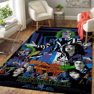 Beetlejuice Area Rug Carpet Movie Floor Decor 1909112 Area Rug For Living Room Bedroom Rug Home Decor