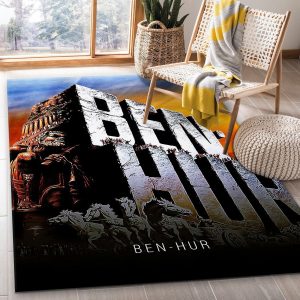 Ben Hur Area Rug Art Painting Movie Rugs Family Gift Decor Area Rug For Living Room Bedroom Rug Home Decor