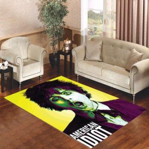 Billie Joe Armstrong Green Day Inspired Living Room Carpet Rugs Area Rug For Living Room Bedroom Rug Home Decor