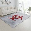 Bio Hazzard Rectangle Rug Living Room Rug Christmas Gift Decor Area Rug For Living Room Bedroom Rug Home Decor