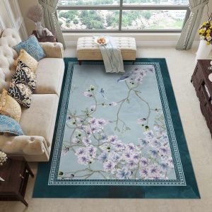 Bird And Flowers Clt1610025A Rug Carpet Area Rug For Living Room Bedroom Rug Home Decor