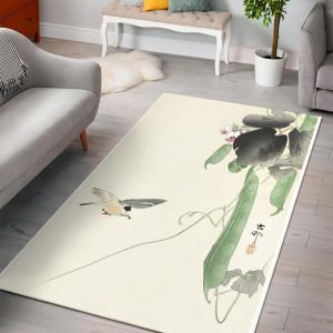 Bird At Flowering Bean Pla  Living Room Area Rug  Room Rugs Floor Decor Home Decor