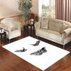 Birds And Butterfly Tattoos Living Room Carpet Rugs Area Rug For Living Room Bedroom Rug Home Decor
