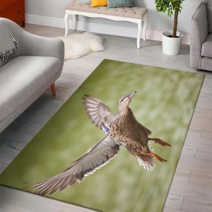 Birds Ducks Flight  Living Room Area Rug Room Decor Floor Decor Home Decor