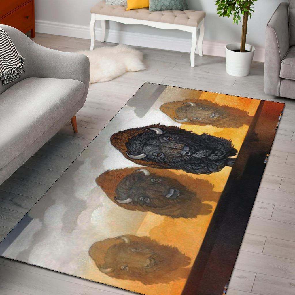 Bison Painting Native American Pride Area Rug Carpet Area Rug For Living Room Bedroom Rug Home Decor Bison Painting Native American Pride Area Rug Carpet Area Rug For Living Room Bedroom Rug Home Decor