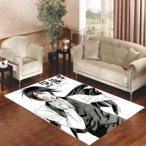 Black Butler Kuroshitsuji Living Room Carpet Rugs Area Rug For Living Room Bedroom Rug Home Decor