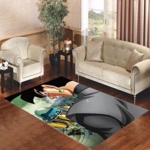 Black Goku Dragon Ball Super Living Room Carpet Rugs Area Rug For Living Room Bedroom Rug Home Decor