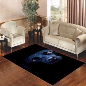 Black Labrador Living Room Carpet Rugs Area Rug For Living Room Bedroom Rug Home Decor