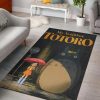 Black My Neighbor Totoro Studio Ghibli Area Rug Carpet Area Rug For Living Room Bedroom Rug Home Decor