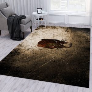 Black Penther Logo Movie Area Rug Living Room Rug Us Gift Decor Area Rug For Living Room Bedroom Rug Home Decor
