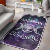 Blessed Be Wicca Area Rug Living Room Rug