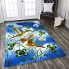 Blue Hummingbird Rectangle Co53342 Rug Carpet Area Rug For Living Room Bedroom Rug Home Decor