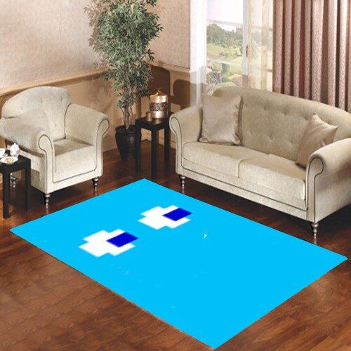 Blue Pacman Inspired Living Room Carpet Rugs Area Rug For Living Room Bedroom Rug Home Decor Blue Pacman Inspired Living Room Carpet Rugs Area Rug For Living Room Bedroom Rug Home Decor