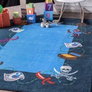 Blue Pirate Life Clt1610032A Rug Carpet Area Rug For Living Room Bedroom Rug Home Decor