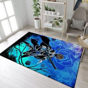 Blue Rose Soul Area Rug For Christmas Gift For Fans Home Us Decor