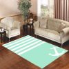 Blue Tiffany Anchor Living Room Carpet Rugs Area Rug For Living Room Bedroom Rug Home Decor
