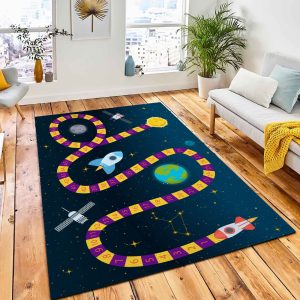Board Game Block Path People Rug City Rug Home Decor