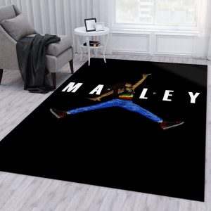 Bob Marley Jumpman Jordan Rug Living Room Rug Floor Decor Home Decor Area Rug For Living Room Bedroom Rug Home Decor