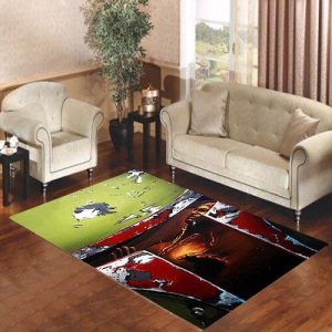 Boba Fett Face Living Room Carpet Rugs Area Rug For Living Room Bedroom Rug Home Decor