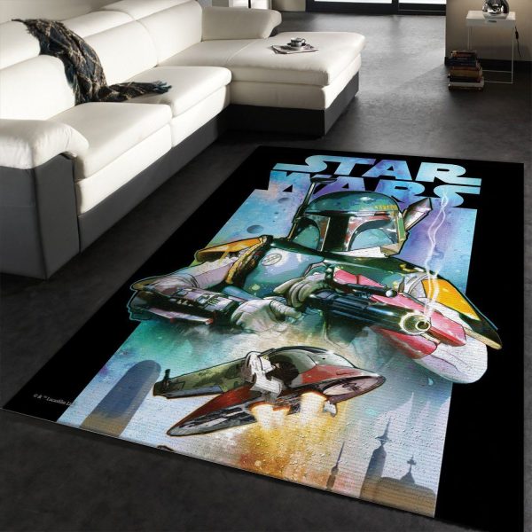 Boba Fett Rug Dark Side Vs Light Side Home Us Decor
