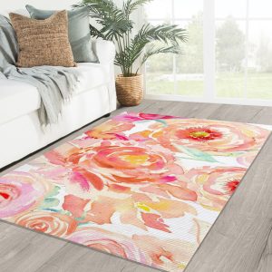 Bohemian Floral Rug Area Rugs Christmas Decor Christmas Gift