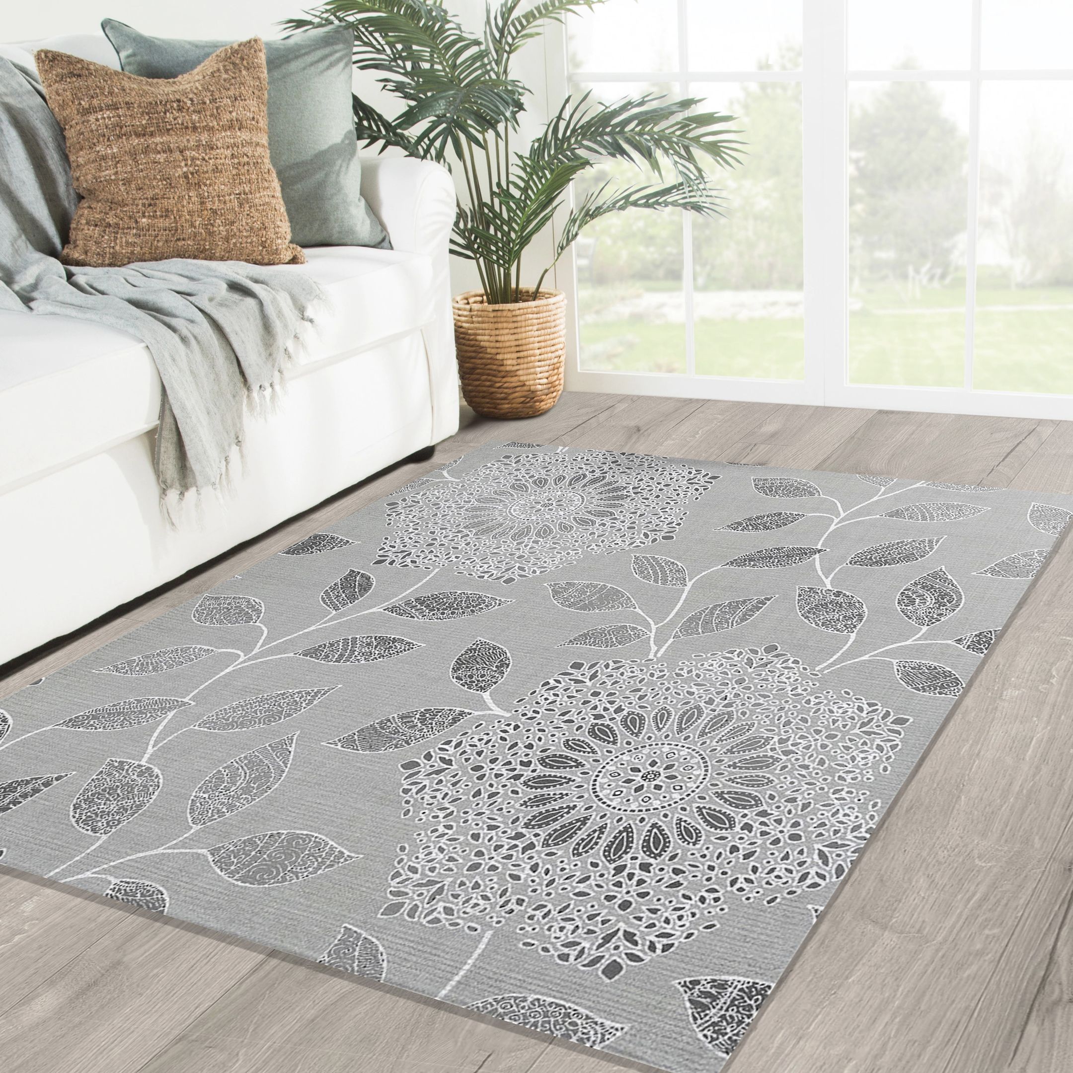 Bohemian Floral Rug Area Rugs Floor Decor Christmas Gift Bohemian Floral Rug Area Rugs Floor Decor Christmas Gift