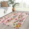 Bohemian Floral Rug Area Rugs Home Decor Christmas Gift