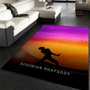 Bohemian Rhapsody Rug Movie Rug Christmas Gift Decor Area Rug For Living Room Bedroom Rug Home Decor