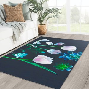 Bohemian Tile Rug Area Carpet Christmas Decor Christmas Gift