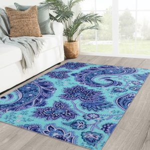 Bohemian Tile Rug Area Rug Christmas Decor Summer Decor