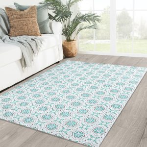 Bohemian Tile Rug Area Rug Gift Home Decor Fancy Decor