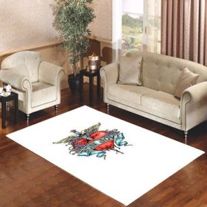 Bon Jove Heart Artwork Living Room Carpet Rugs Area Rug For Living Room Bedroom Rug Home Decor