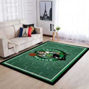 Boston Celtics Area Rugs Living Room Carpet Basketball Rugs Local Brands Floor Decor The Us Decor