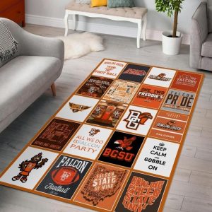 Bowling Green Falcons Rug Living Room Rug Home Us Decor