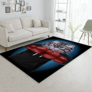 Boxer Cat Boxing Champion Area Rug Carpet Living Room Rug Home Decor Area Rug For Living Room Bedroom Rug Home Decor