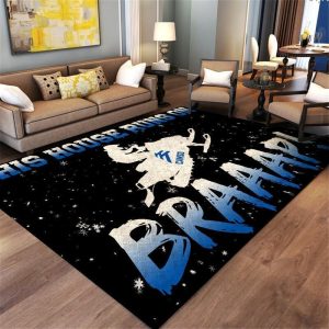 Braaap Motorcycles Camso This House Runs On Nice Gift Area Rug Carpet Area Rug For Living Room Bedroom Rug Home Decor
