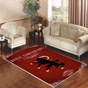 Brave Companions Living Room Carpet Rugs Area Rug For Living Room Bedroom Rug Home Decor