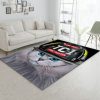 Brave Firefighter Cat Area Rug For Christmas Living Room Rug Home Decor Area Rug For Living Room Bedroom Rug Home Decor