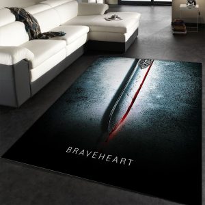 Braveheart Area Rug Movie Rug Home Decor Area Rug For Living Room Bedroom Rug Home Decor