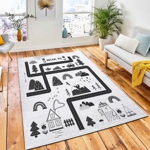 Bream Big Little One Cute Rug City Rug Room Decor