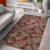 Brick Floral Bohemian Pattern Area Rug Bohemian Rug Rug Love Decor