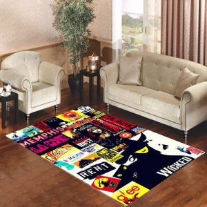 Broadway Collage 2 Living Room Carpet Rugs Area Rug For Living Room Bedroom Rug Home Decor