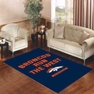 Broncos Run The West Living Room Carpet Rugs Area Rug For Living Room Bedroom Rug Home Decor