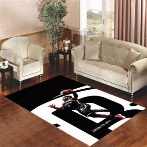 Brooklyn Nets Wallpaper Player Living Room Carpet Rugs Area Rug For Living Room Bedroom Rug Home Decor