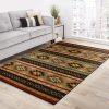 Brown Native Style Rug Area Rug Room Decor Rug