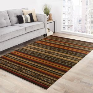 Brown Western Rug Area Rug Room Decor Rug